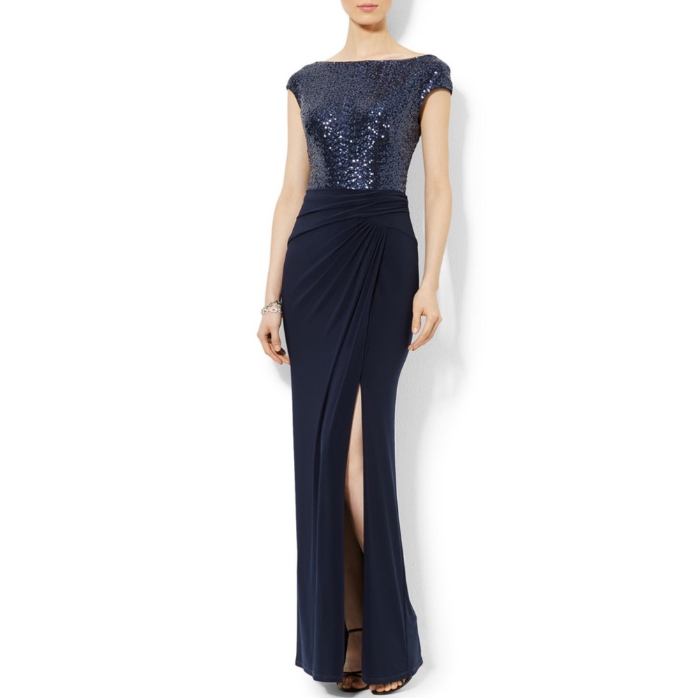Lauren Ralph Lauren Evening Dress with Sequins